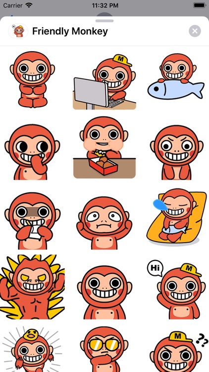 Friendly Monkey Animated