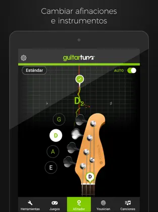 Captura de Pantalla 3 GuitarTuna: Afinador Guitarra iphone
