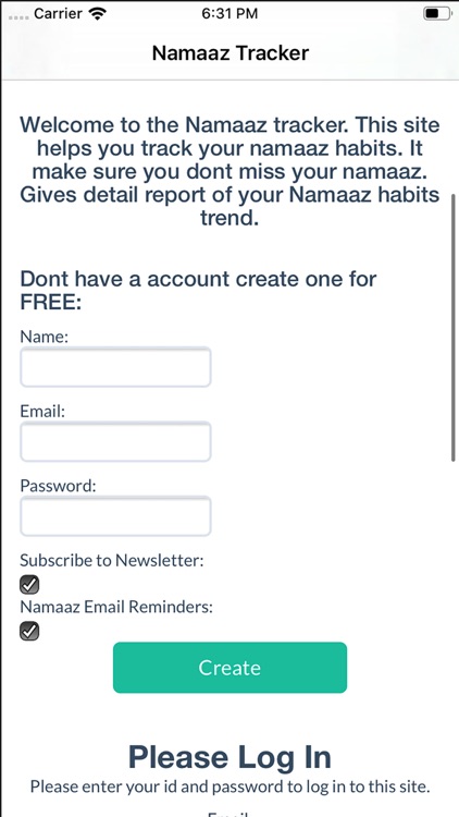 Namaaz Tracker