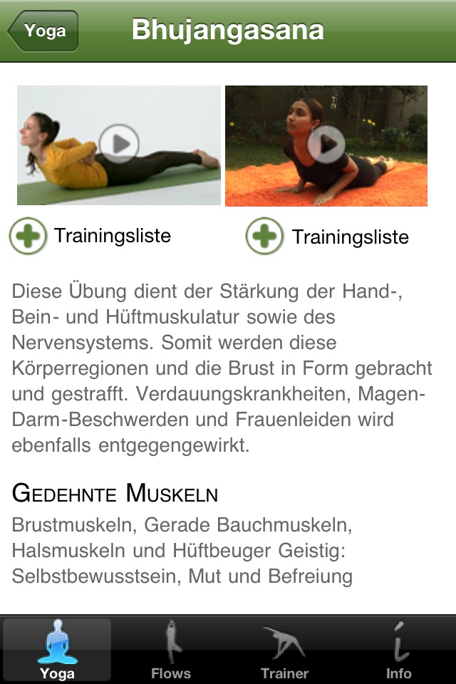 Yoga Video Trainer Deutsch screenshot 3