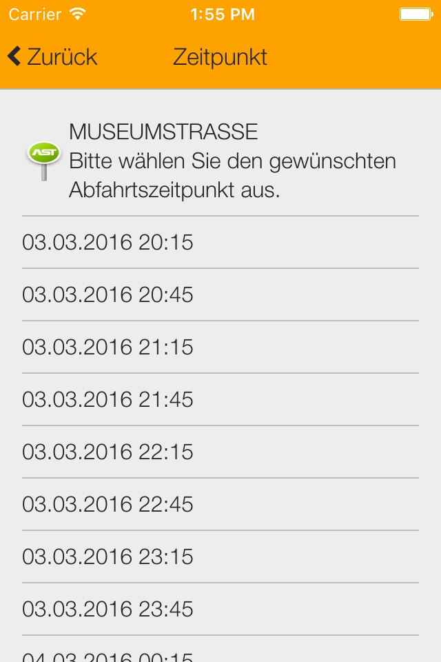 AST-APP der LINZ AG LINIEN screenshot 3