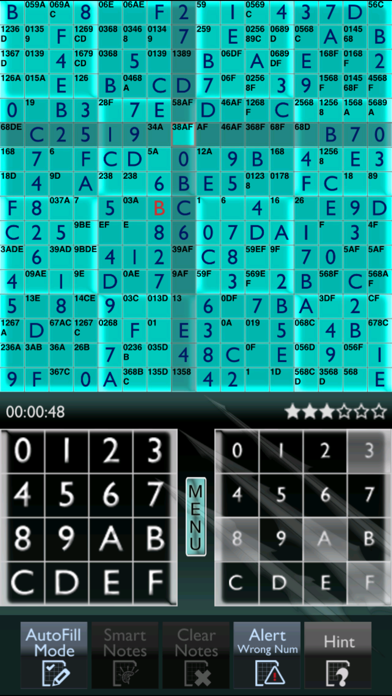 Sudoku 16x16 screenshot 2