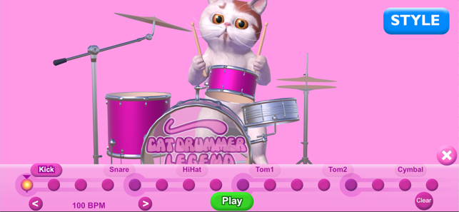 Cat Drummer Legend  - Toy