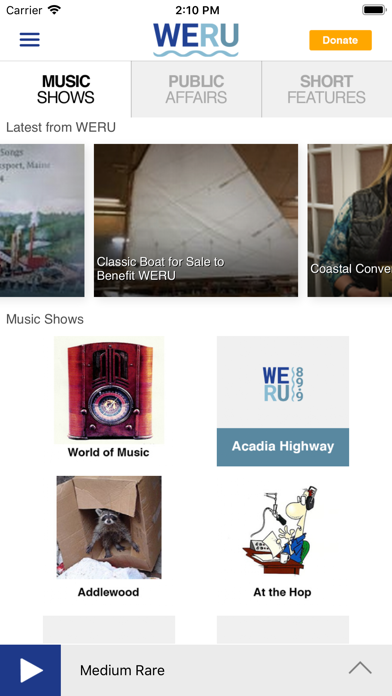 WERU Community Radio App screenshot 2