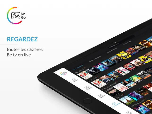Skærmbillede 1 Be tv Go : Live, À la demande iphone