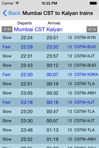 Mumbai Local Train Timetable - náhled