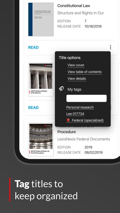 LexisNexis® Digital Library screenshot 2