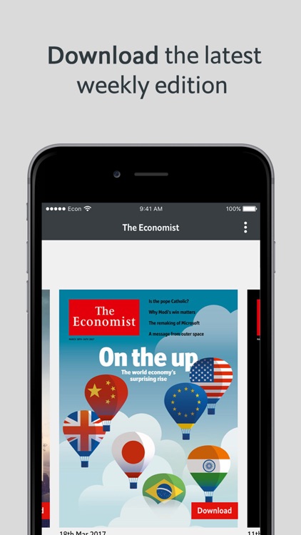 The Economist weekly issue(UK)