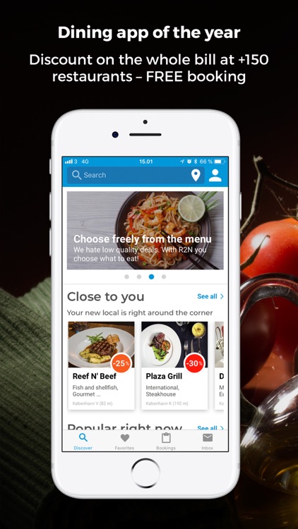 R2N - Discount on Restaurants