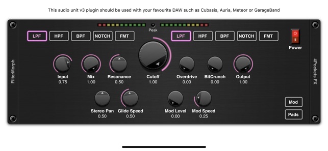 FilterMorph AUv3 Audio Plugin(圖1)-速報App