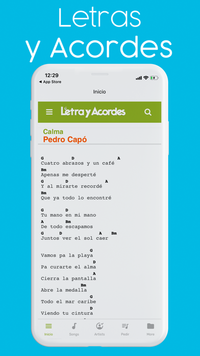 Letra y Acordes screenshot 4