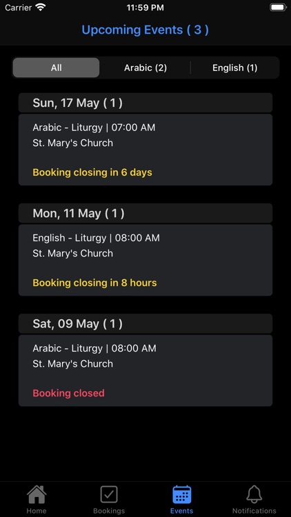 St Mary's Church Booking