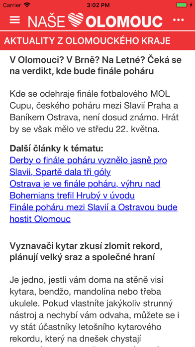 Naše Olomouc screenshot 2