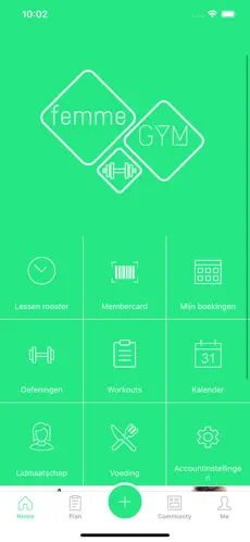 Screenshot 1 FemmeGym Amsterdam iphone