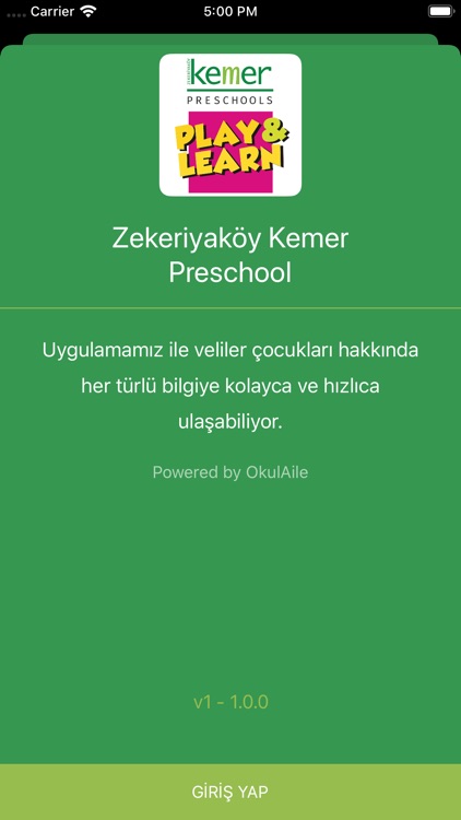 Zekeriyaköy Kemer Preschools