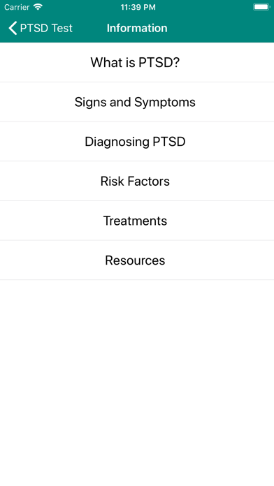PTSD Test screenshot 3