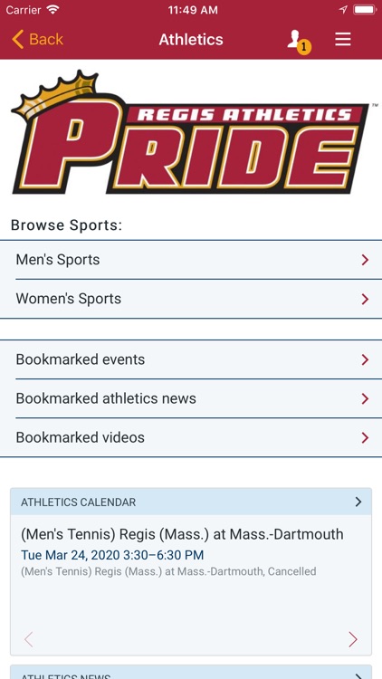 MyRegis, the Regis College app by Regis College