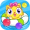 Lovely kittens are being held in the colorful bubble world and waiting for your rescue