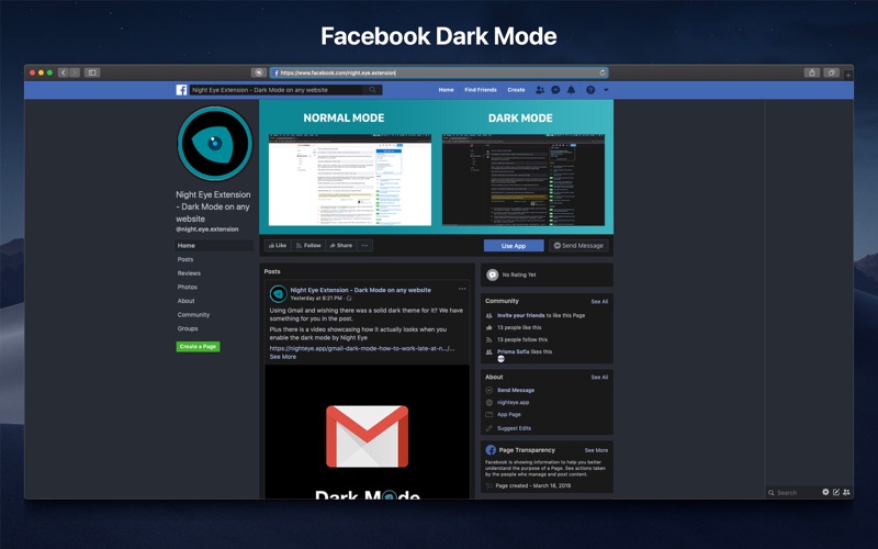 Dark Mode for Safari: NightEye screenshot 3
