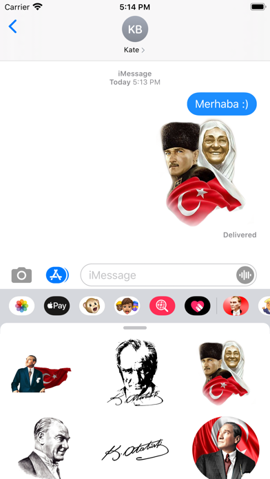 Ataturk Mustafa Kemal Stickers screenshot 3