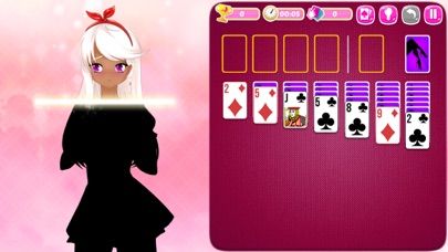 Solitaire Manga Girls screenshot 2