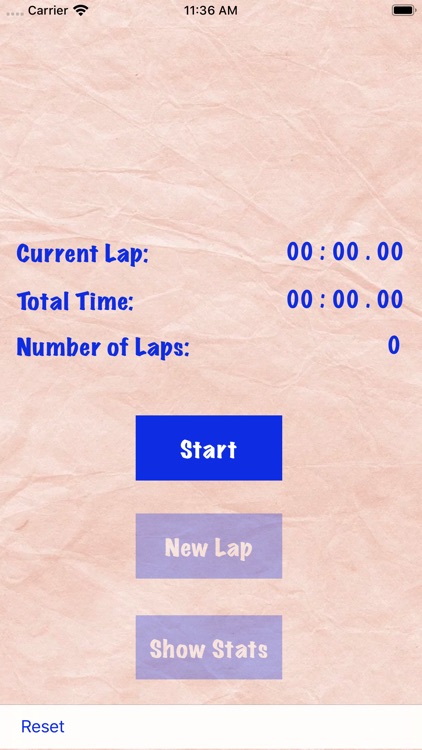 Timer for laps
