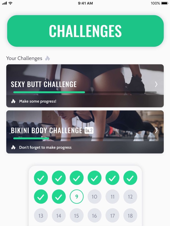 iPad Image of 30 Day Fitness Challenge ∘