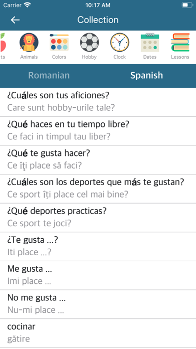 Romanian Spanish Dictionary screenshot 2