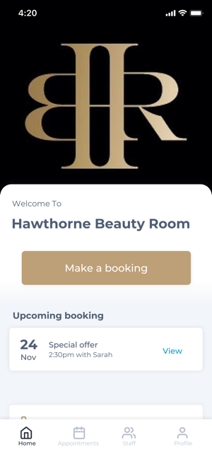 Hawthorne Beauty Room