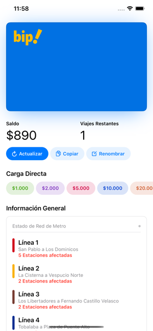 Saldo Red: Para tu Tarjeta Bip(圖4)-速報App