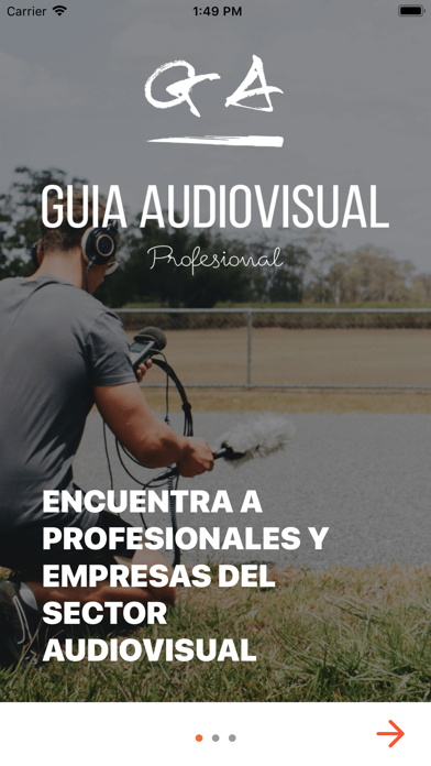 Guía profesional audiovisual screenshot 2