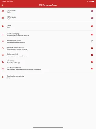스크린샷 4 ADR Dangerous Goods iphone