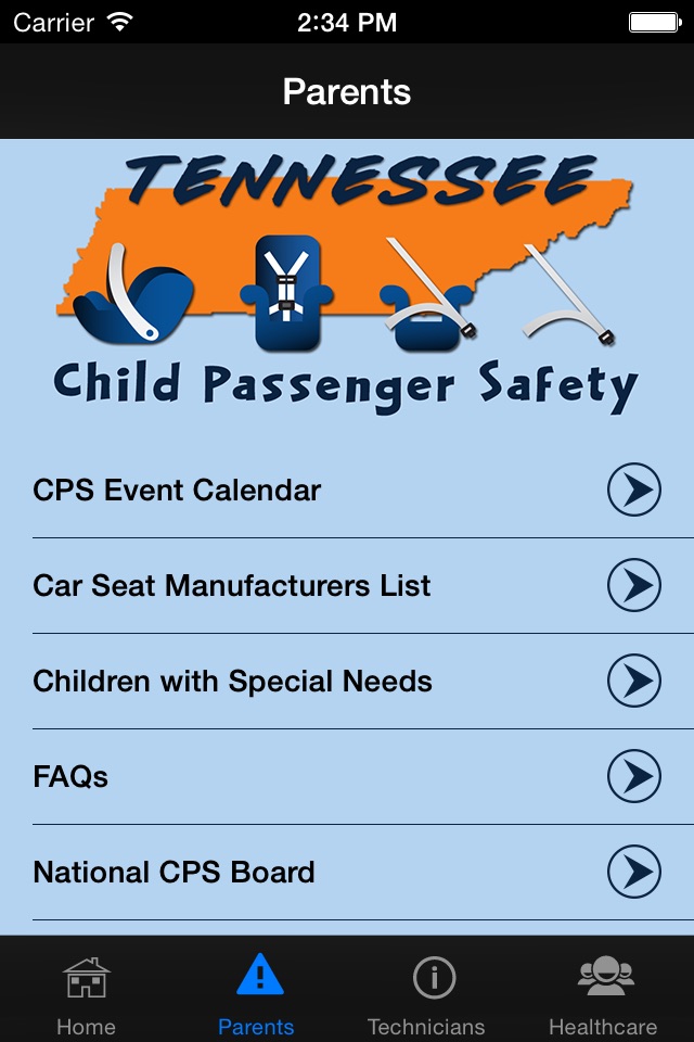 TN Child Passenger Safety screenshot 2