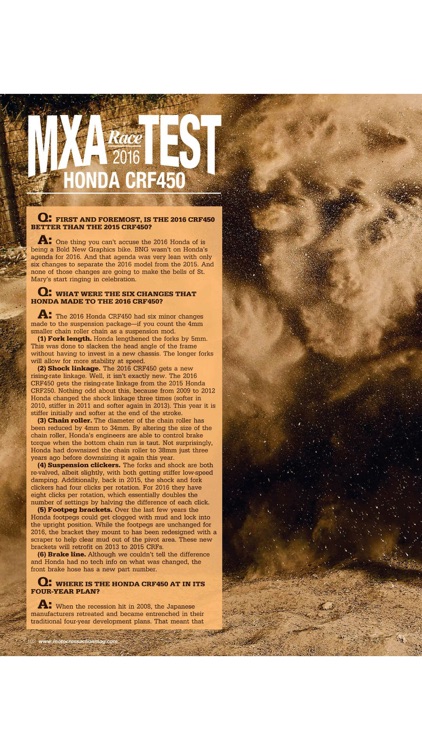Motocross Action Magazine