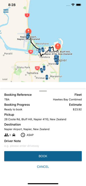 Hawkes Bay Combined Taxis