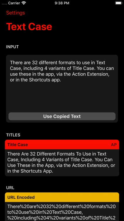 Text Case
