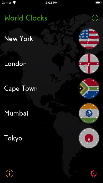 World Clocks - Widget