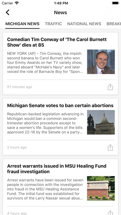WLNS TV 6 Lansing - Jackson