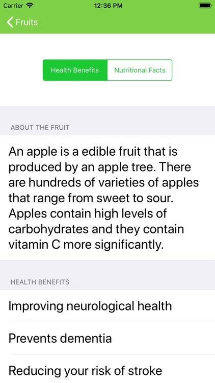 FruitsAndFacts