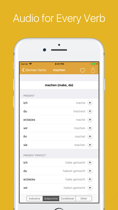 How to cancel & delete German Verb Conjugator from iphone & ipad 1