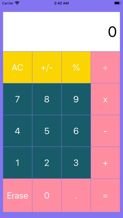 Simple pretty calculator