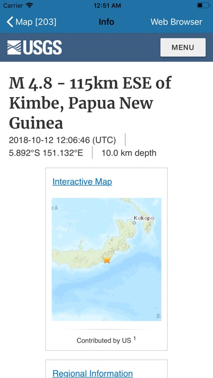 Earthquake + Alert, Map & Info screenshot-4