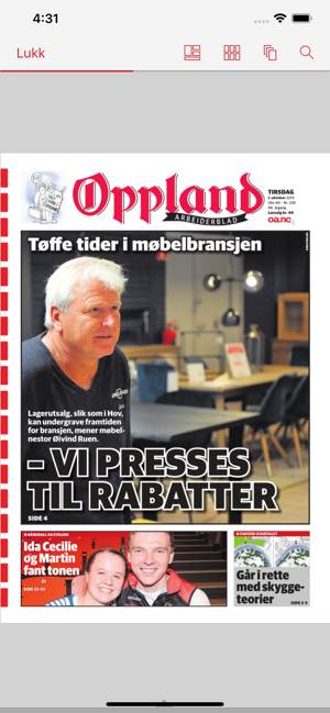 Oppland Arbeiderblad eAvis(圖2)-速報App