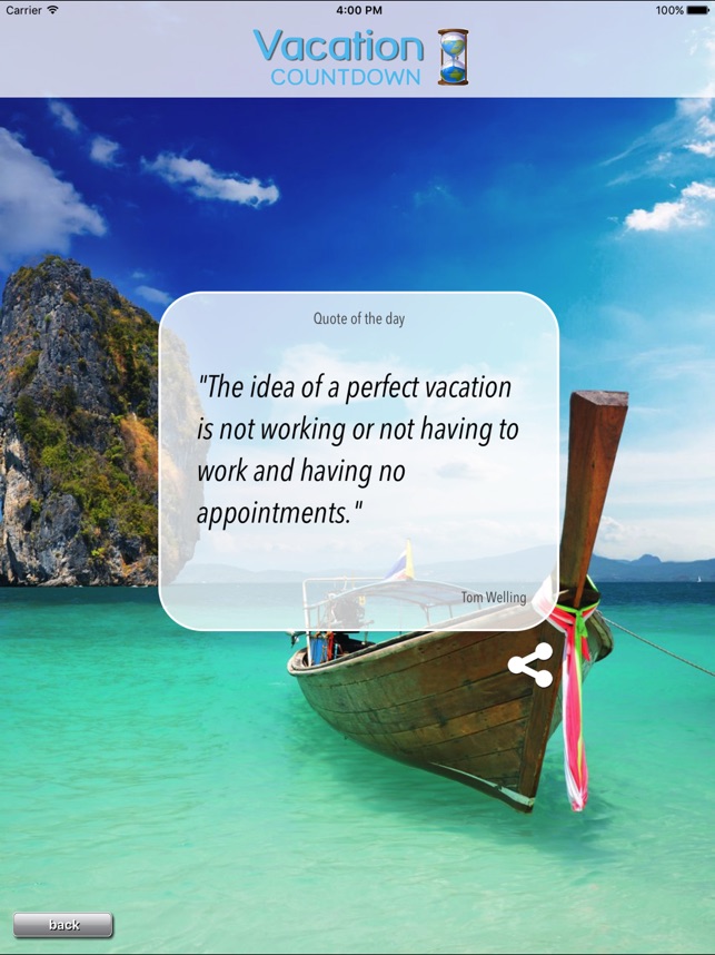 Vacation Countdown App on the App Store Vacation Countdown App on the App Store