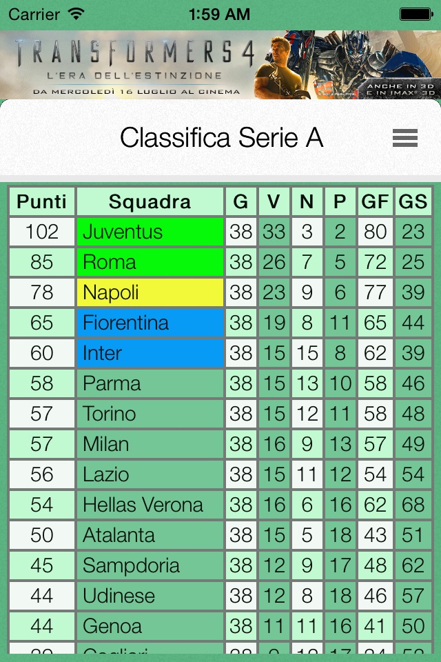 Serie A 2024-25 screenshot 2