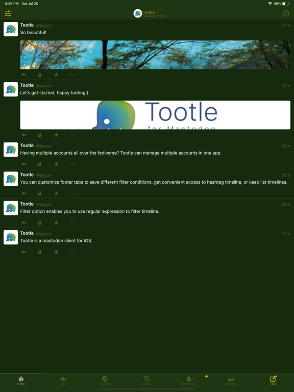 マストドンアプリ Tootle For Mastodon By Moortz Ios 日本 Searchman アプリマーケットデータ