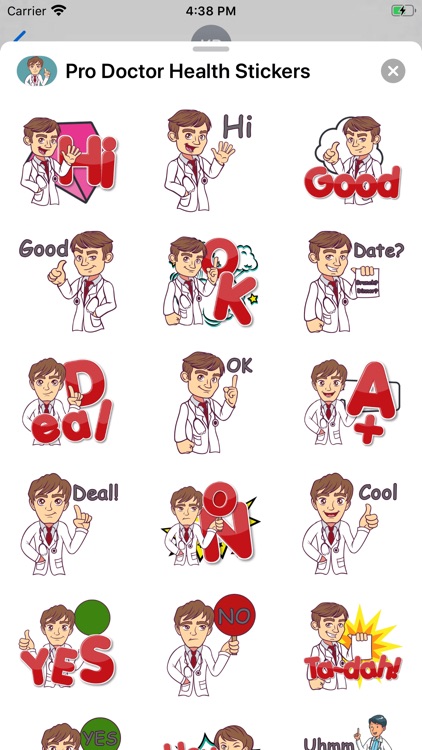 Pro Doctor Health Stickers