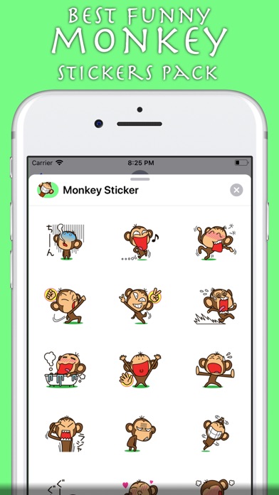 Funny Monkey Sticker screenshot 4