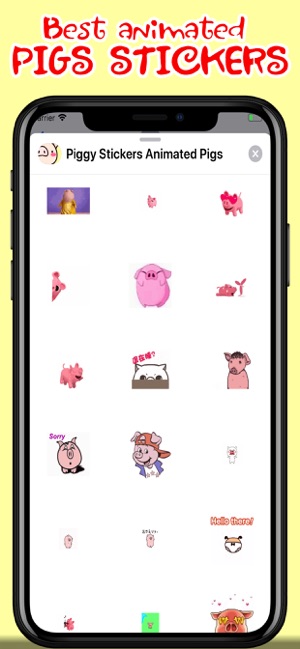 Piggy Stickers Animated Pigs(圖1)-速報App