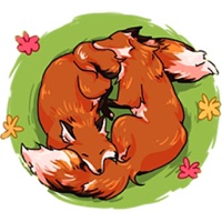 Red Fox FoxMoji Stickers pour PC